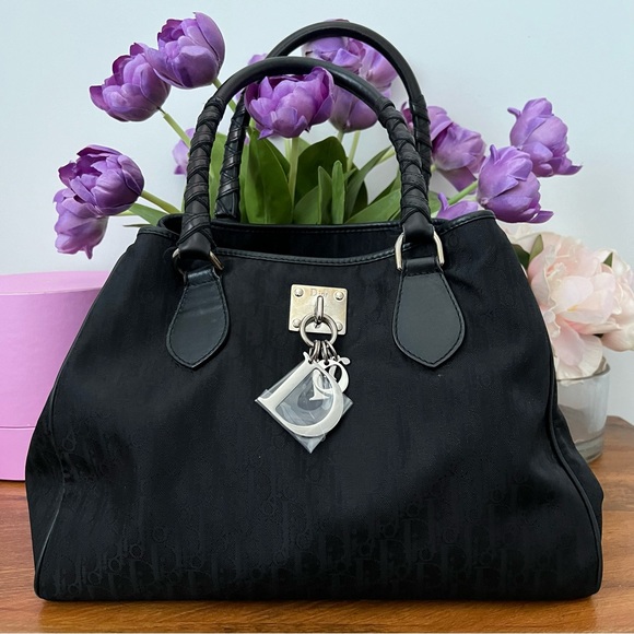 Dior Handbags - Dior Trotter Monogram Top Handle Tote